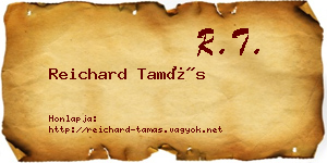 Reichard Tamás névjegykártya
