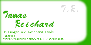 tamas reichard business card